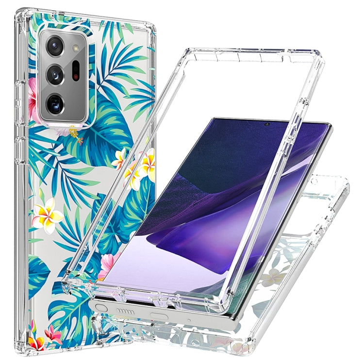 For Samsung Galaxy Note20 Ultra 2 in 1 High Transparent Painted Shockproof PC + TPU Protective Case