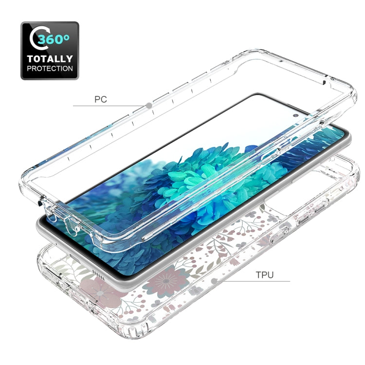 For Samsung Galaxy S20 FE 2 in 1 High Transparent Painted Shockproof PC + TPU Protective Case