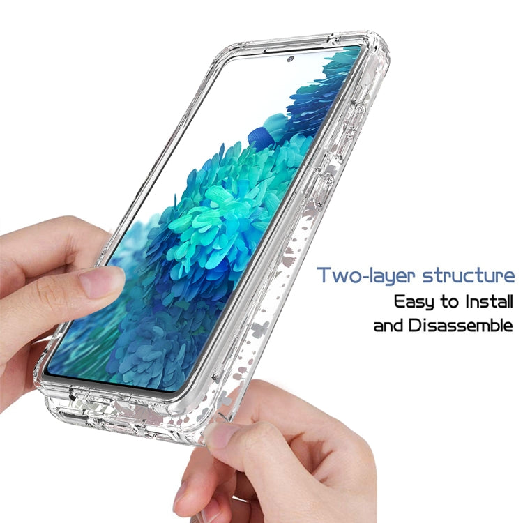 For Samsung Galaxy S20 FE 2 in 1 High Transparent Painted Shockproof PC + TPU Protective Case