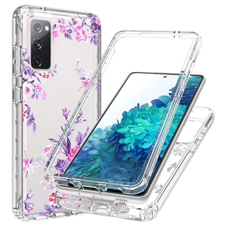For Samsung Galaxy S20 FE 2 in 1 High Transparent Painted Shockproof PC + TPU Protective Case