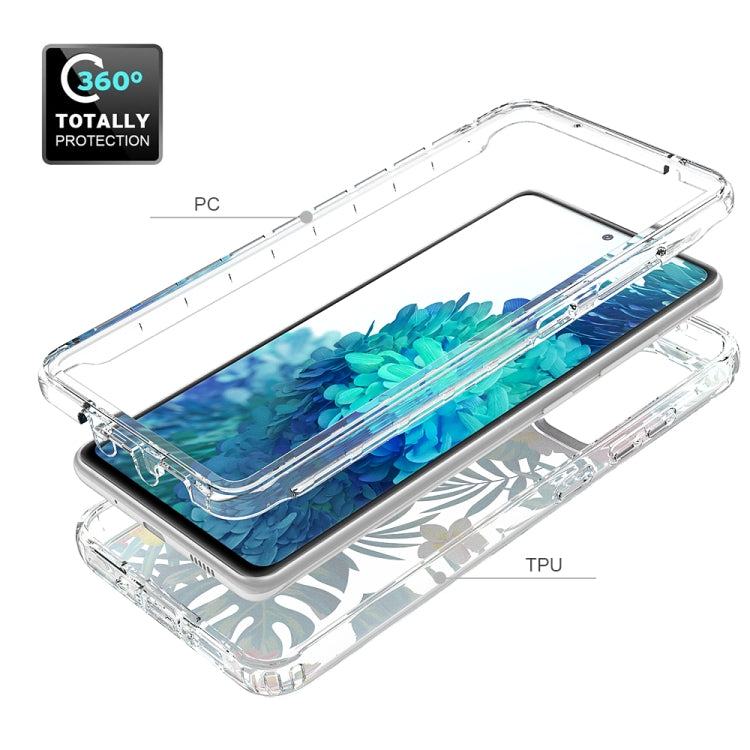 For Samsung Galaxy S20 FE 2 in 1 High Transparent Painted Shockproof PC + TPU Protective Case