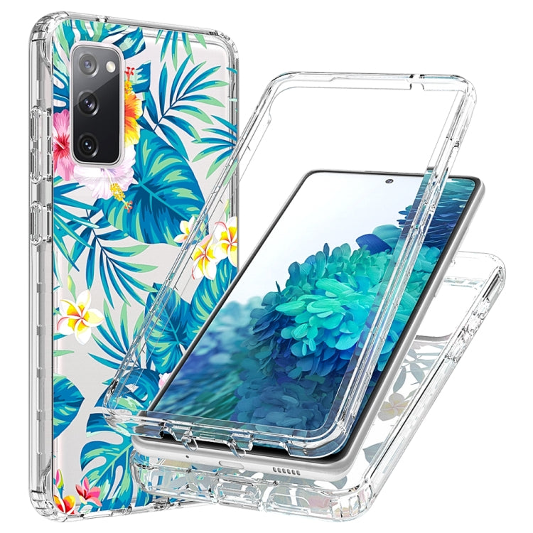 For Samsung Galaxy S20 FE 2 in 1 High Transparent Painted Shockproof PC + TPU Protective Case