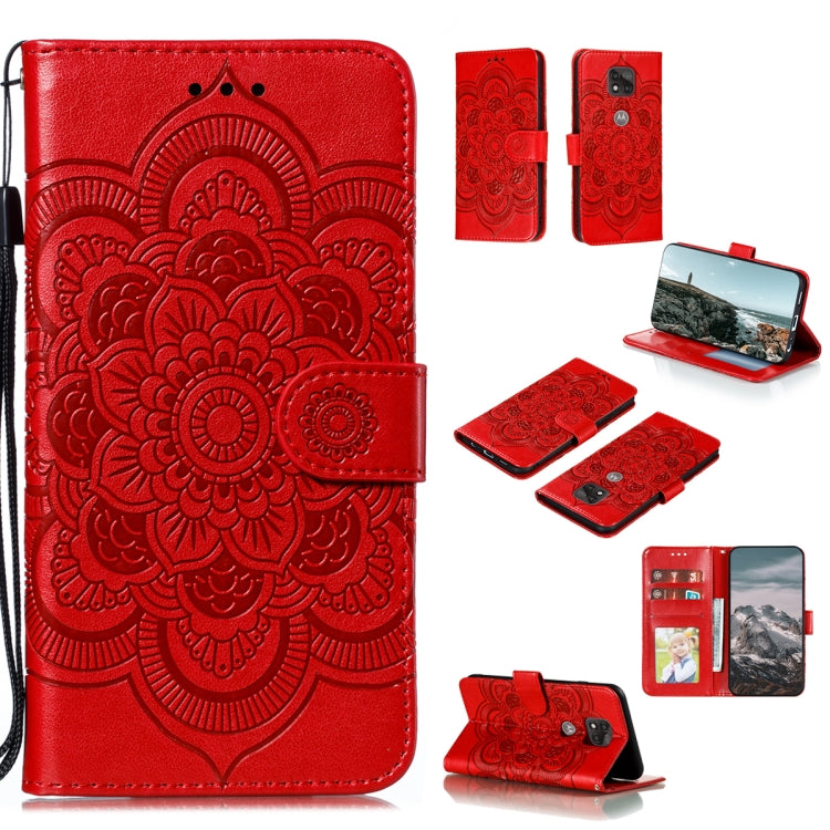 For Nokia 1.4 Mandala Embossing Pattern Horizontal Flip PU Leather Case with Holder & Card Slots & Wallet & Lanyard