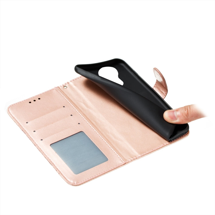 For Nokia 1.4 Mandala Embossing Pattern Horizontal Flip PU Leather Case with Holder & Card Slots & Wallet & Lanyard