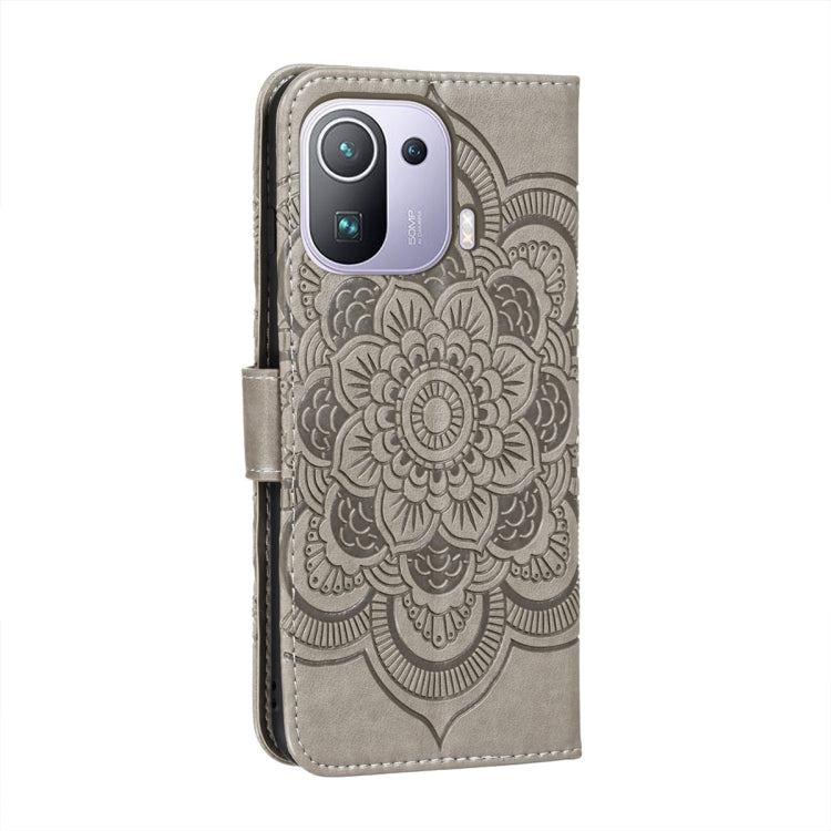 For Xiaomi Mi 11 Pro Mandala Embossing Pattern Horizontal Flip PU Leather Case with Holder & Card Slots & Wallet & Lanyard