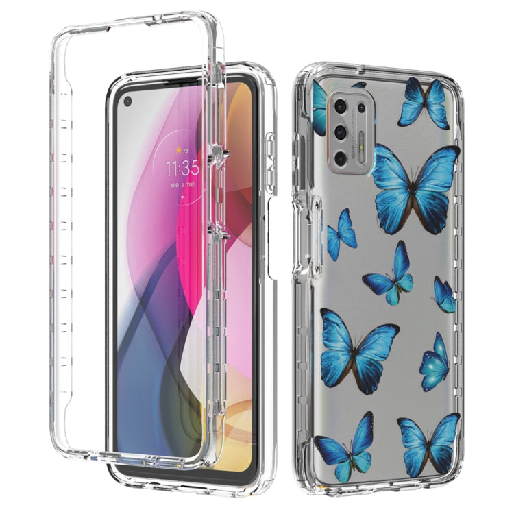 For Motorola Moto G Stylus (2021) 2 in 1 High Transparent Painted Shockproof PC + TPU Protective Case