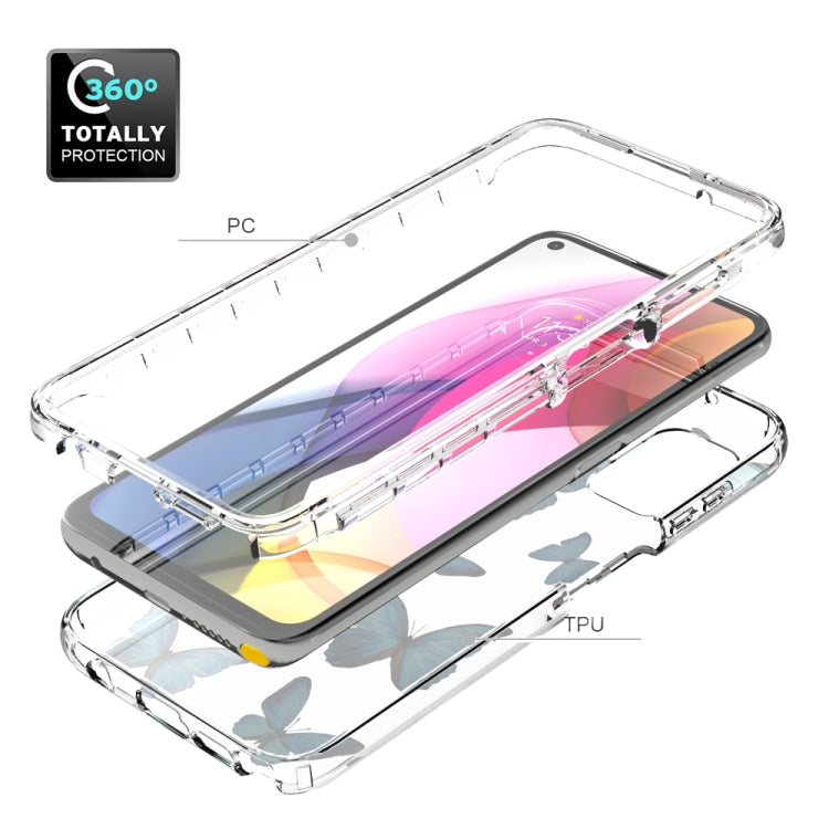 For Motorola Moto G Stylus (2021) 2 in 1 High Transparent Painted Shockproof PC + TPU Protective Case