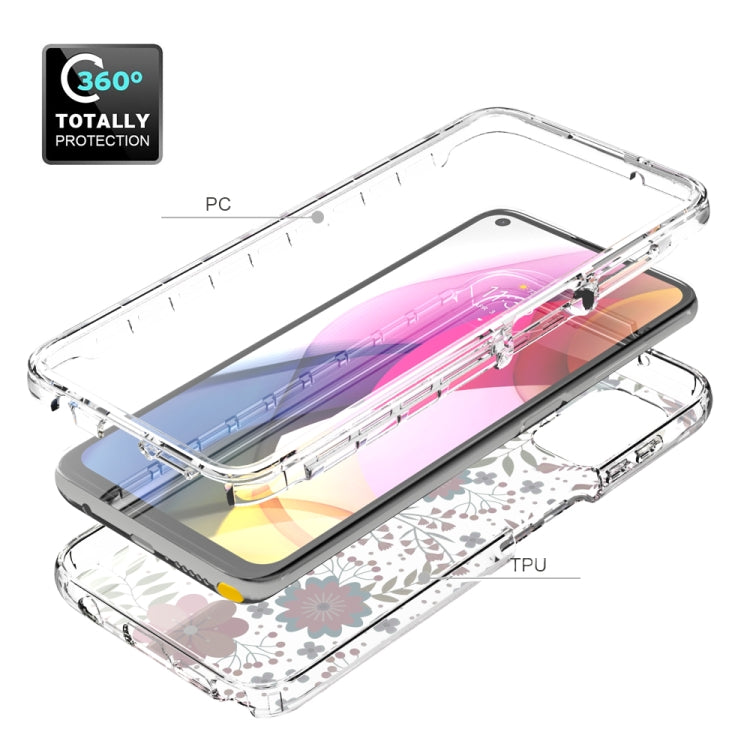 For Motorola Moto G Stylus (2021) 2 in 1 High Transparent Painted Shockproof PC + TPU Protective Case