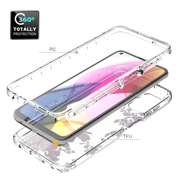 For Motorola Moto G Stylus (2021) 2 in 1 High Transparent Painted Shockproof PC + TPU Protective Case