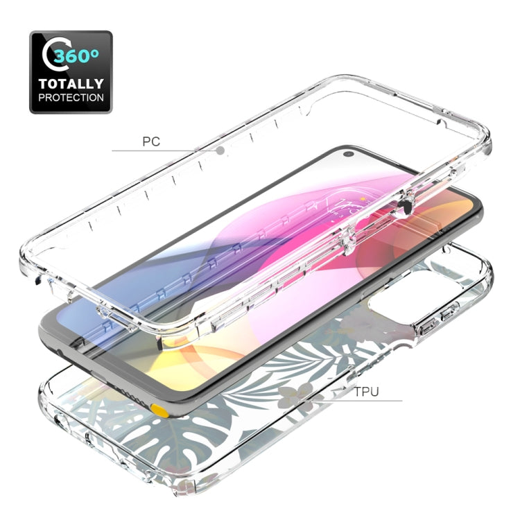 For Motorola Moto G Stylus (2021) 2 in 1 High Transparent Painted Shockproof PC + TPU Protective Case