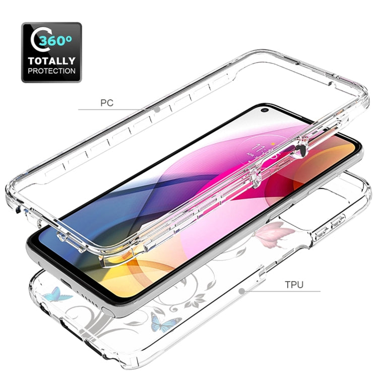 For Motorola Moto G Stylus (2021) 2 in 1 High Transparent Painted Shockproof PC + TPU Protective Case