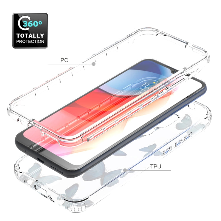 For Motorola Moto G Play (2021) 2 in 1 High Transparent Painted Shockproof PC + TPU Protective Case