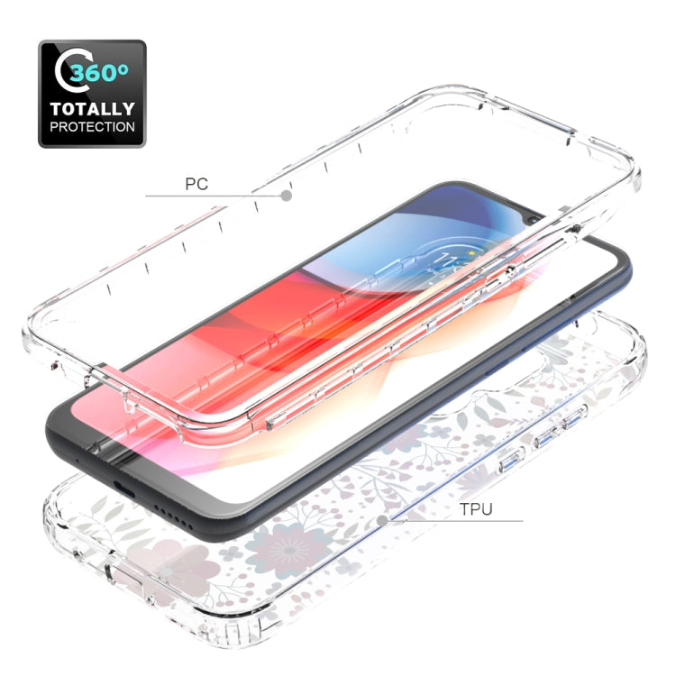 For Motorola Moto G Play (2021) 2 in 1 High Transparent Painted Shockproof PC + TPU Protective Case