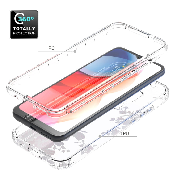 For Motorola Moto G Play (2021) 2 in 1 High Transparent Painted Shockproof PC + TPU Protective Case