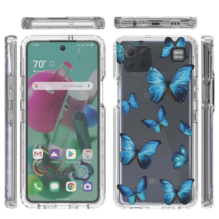 For LG K92 5G 2 in 1 High Transparent Painted Shockproof PC + TPU Protective Case
