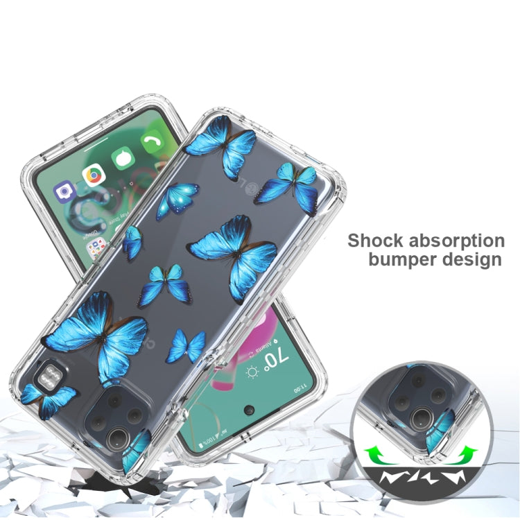 For LG K92 5G 2 in 1 High Transparent Painted Shockproof PC + TPU Protective Case