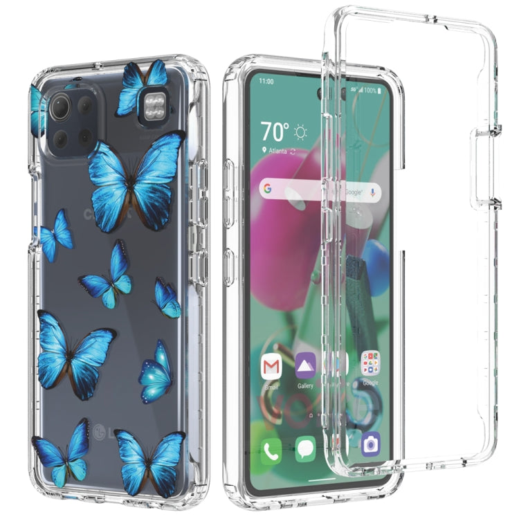 For LG K92 5G 2 in 1 High Transparent Painted Shockproof PC + TPU Protective Case