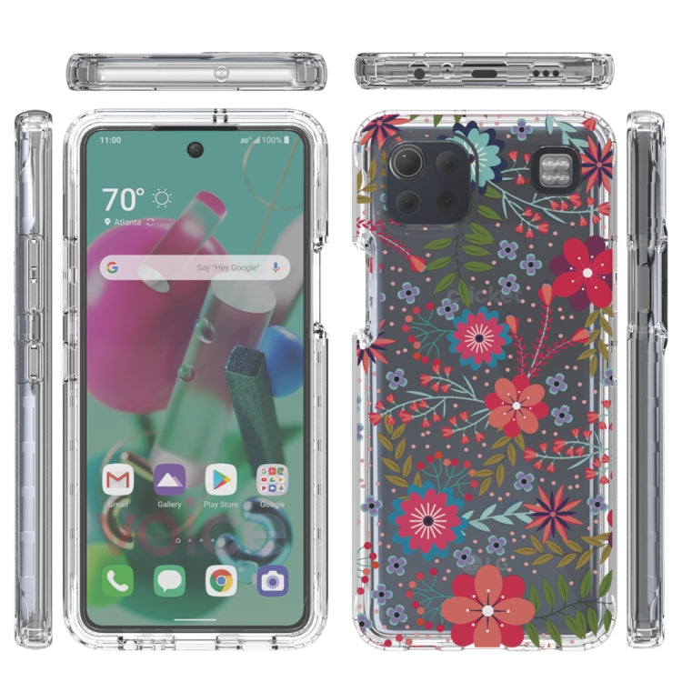 For LG K92 5G 2 in 1 High Transparent Painted Shockproof PC + TPU Protective Case
