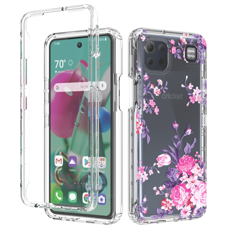 For LG K92 5G 2 in 1 High Transparent Painted Shockproof PC + TPU Protective Case
