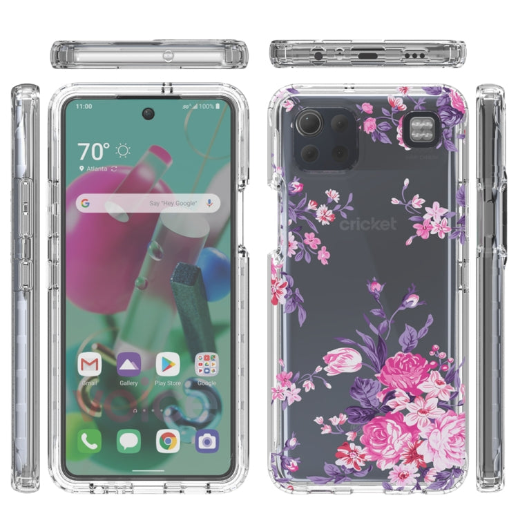 For LG K92 5G 2 in 1 High Transparent Painted Shockproof PC + TPU Protective Case