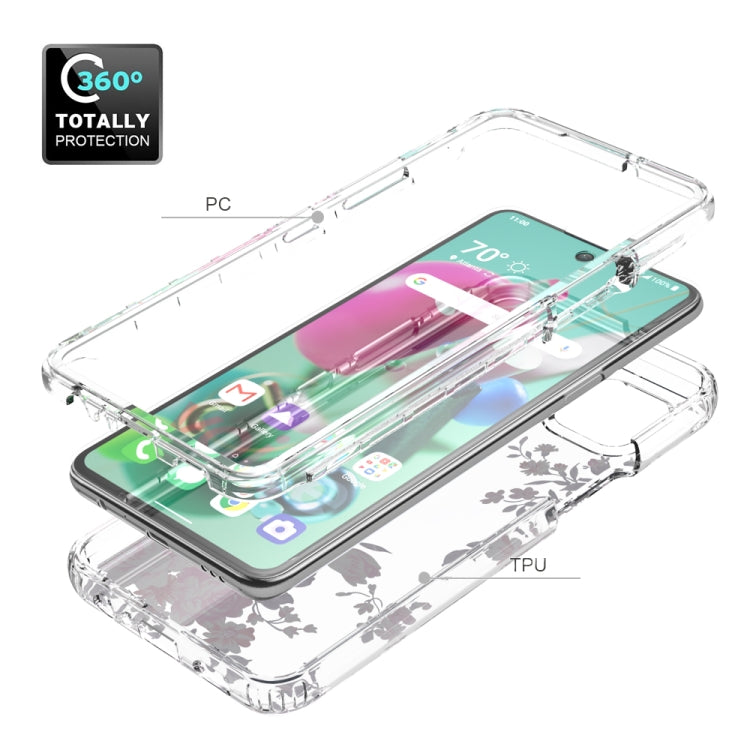 For LG K92 5G 2 in 1 High Transparent Painted Shockproof PC + TPU Protective Case