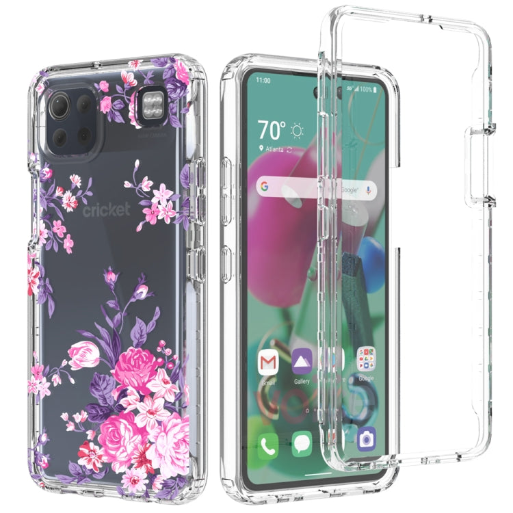 For LG K92 5G 2 in 1 High Transparent Painted Shockproof PC + TPU Protective Case