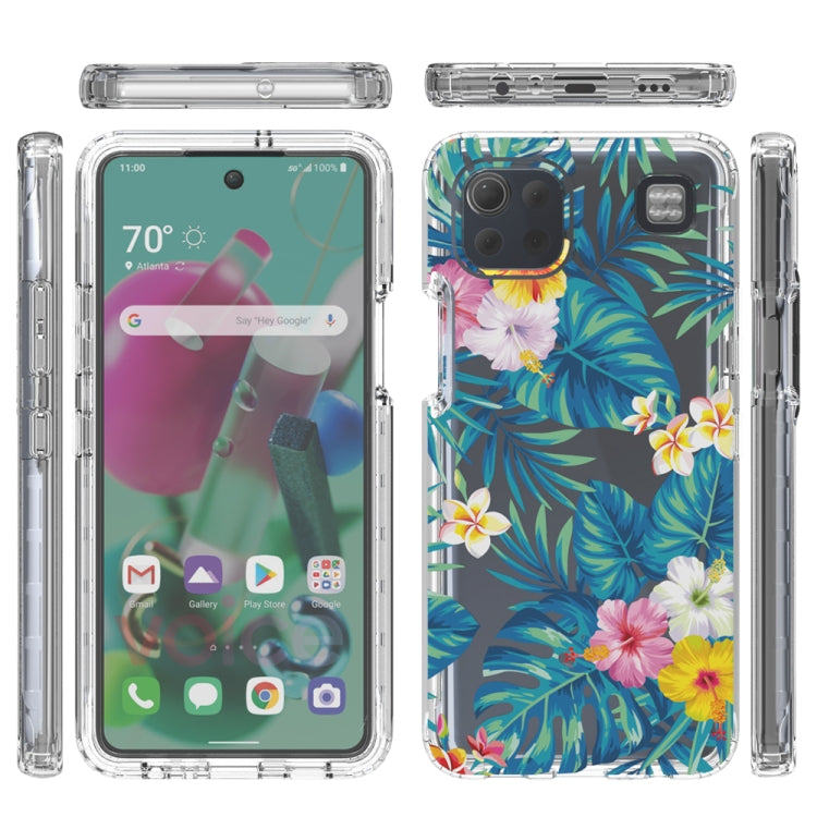 For LG K92 5G 2 in 1 High Transparent Painted Shockproof PC + TPU Protective Case