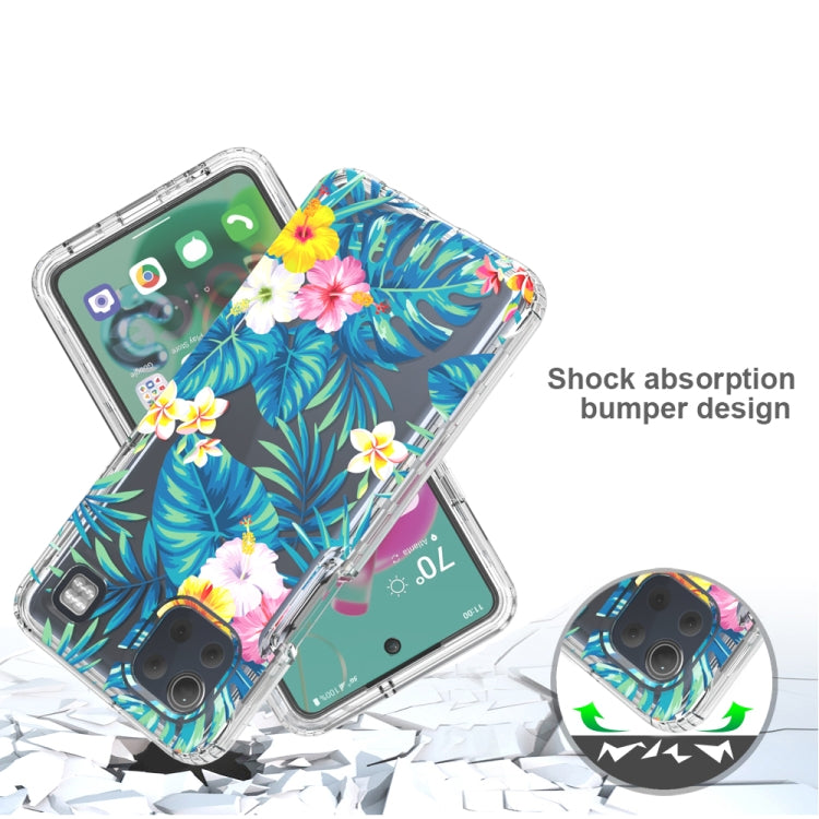 For LG K92 5G 2 in 1 High Transparent Painted Shockproof PC + TPU Protective Case