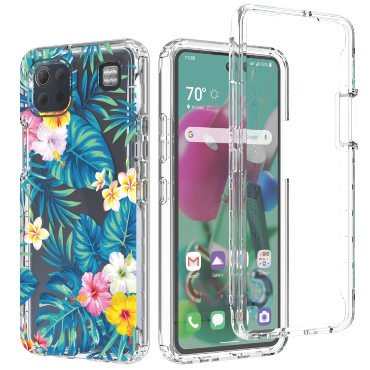 For LG K92 5G 2 in 1 High Transparent Painted Shockproof PC + TPU Protective Case
