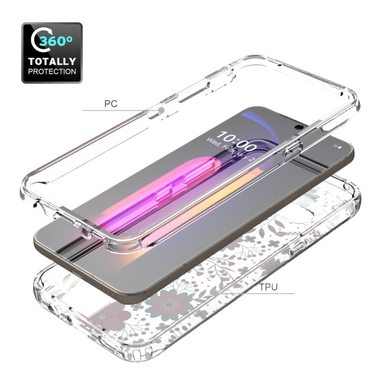 For LG V60 ThinQ 5G 2 in 1 High Transparent Painted Shockproof PC + TPU Protective Case