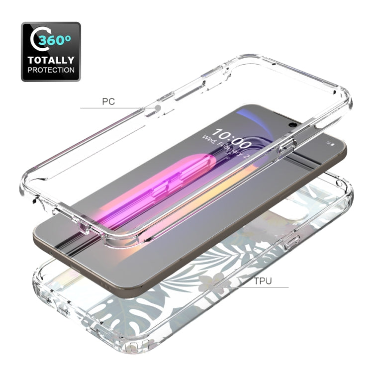 For LG V60 ThinQ 5G 2 in 1 High Transparent Painted Shockproof PC + TPU Protective Case