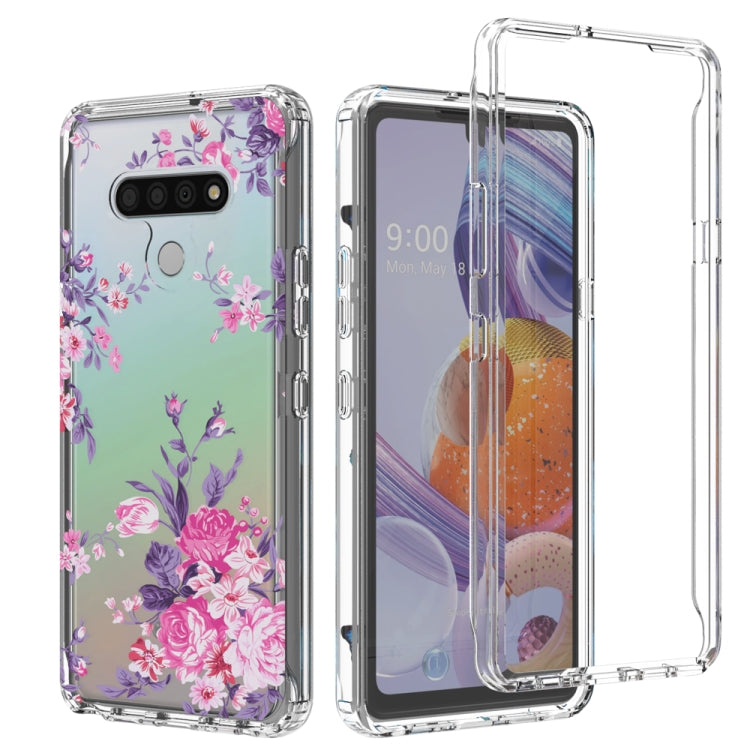 For LG Stylo 6 2 in 1 High Transparent Painted Shockproof PC + TPU Protective Case