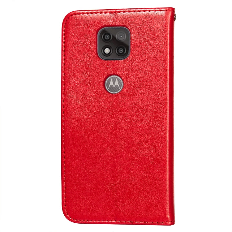 For Motorola Moto G Power (2021) Flower Vine Embossing Pattern Horizontal Flip Leather Case with Card Slot & Holder & Wallet & Lanyard