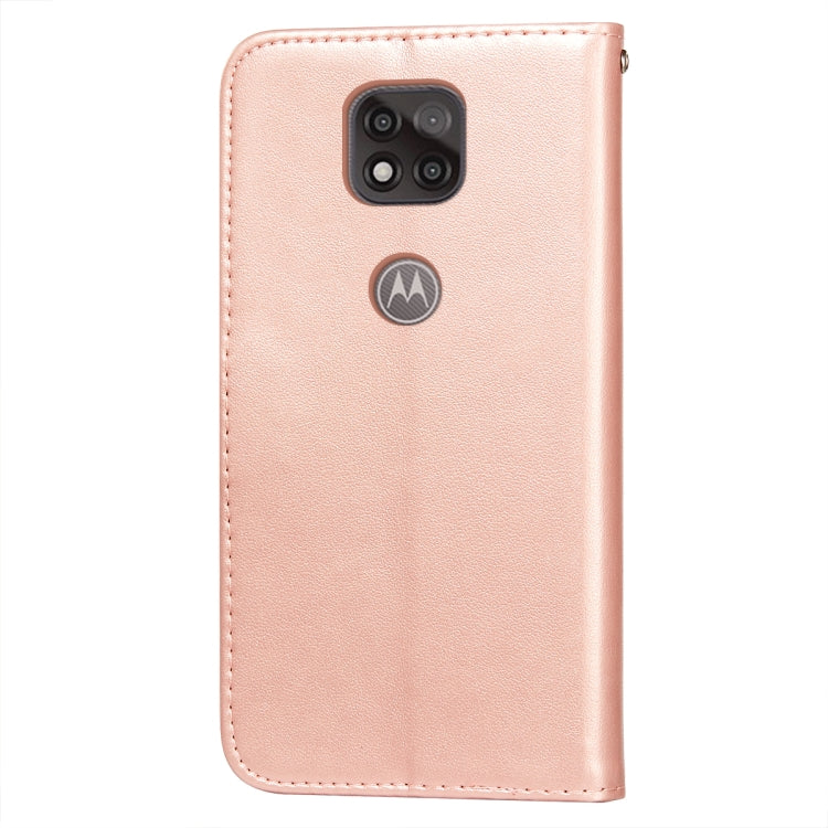 For Motorola Moto G Power (2021) Flower Vine Embossing Pattern Horizontal Flip Leather Case with Card Slot & Holder & Wallet & Lanyard