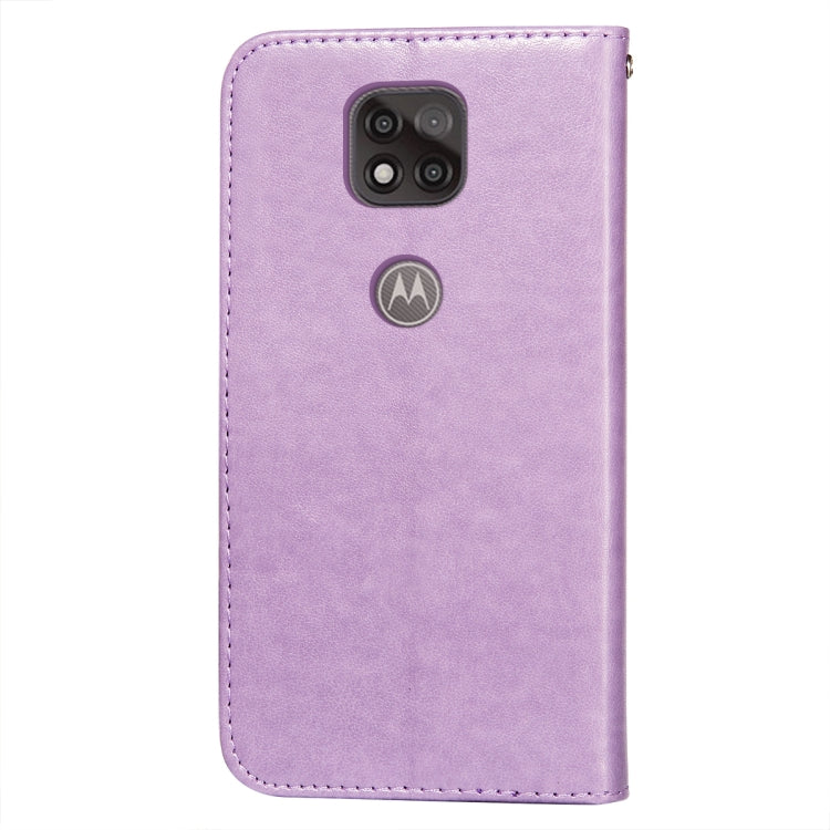 For Motorola Moto G Power (2021) Flower Vine Embossing Pattern Horizontal Flip Leather Case with Card Slot & Holder & Wallet & Lanyard