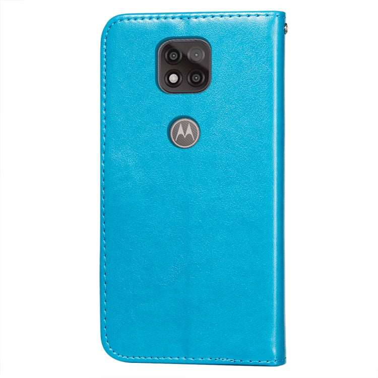 For Motorola Moto G Power (2021) Flower Vine Embossing Pattern Horizontal Flip Leather Case with Card Slot & Holder & Wallet & Lanyard