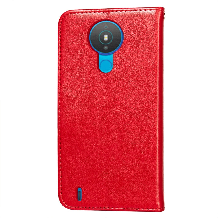 For Nokia 1.4 Flower Vine Embossing Pattern Horizontal Flip Leather Case with Card Slot & Holder & Wallet & Lanyard