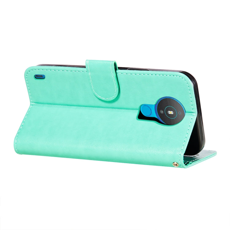 For Nokia 1.4 Flower Vine Embossing Pattern Horizontal Flip Leather Case with Card Slot & Holder & Wallet & Lanyard