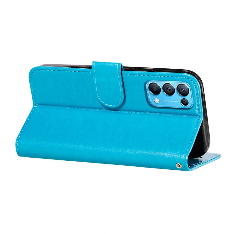 For OPPO Find X3 Lite / Reno5 5G Flower Vine Embossing Pattern Horizontal Flip Leather Case with Card Slot & Holder & Wallet & Lanyard