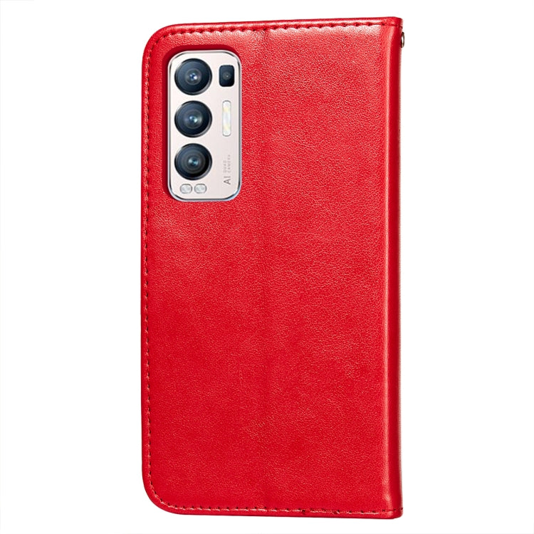 For OPPO Find X3 Neo / Reno5 Pro Plus 5G Flower Vine Embossing Pattern Horizontal Flip Leather Case with Card Slot & Holder & Wallet & Lanyard