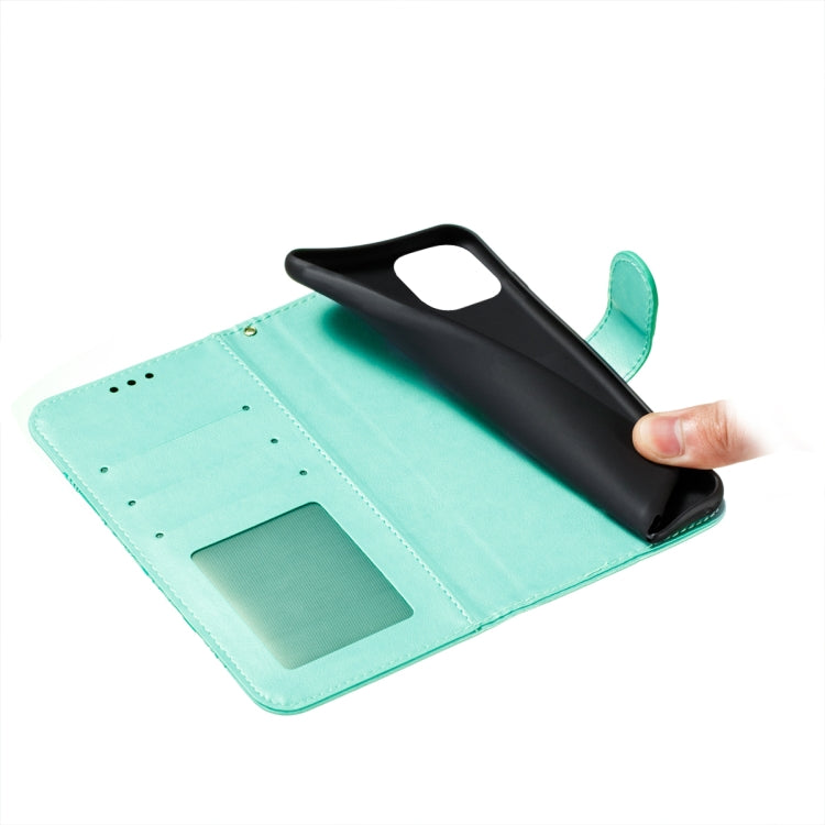 For Xiaomi Mi 11 Lite Flower Vine Embossing Pattern Horizontal Flip Leather Case with Card Slot & Holder & Wallet & Lanyard
