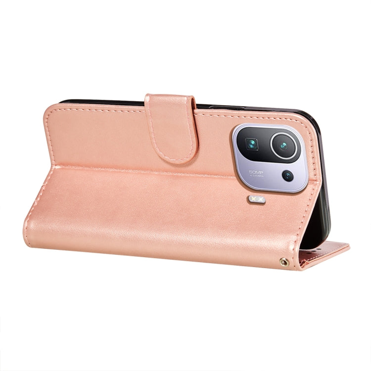 For Xiaomi Mi 11 Pro Flower Vine Embossing Pattern Horizontal Flip Leather Case with Card Slot & Holder & Wallet & Lanyard