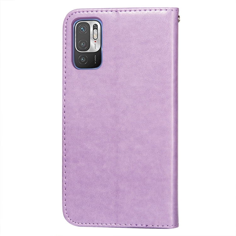 For Xiaomi Redmi Note 10 5G Flower Vine Embossing Pattern Horizontal Flip Leather Case with Card Slot & Holder & Wallet & Lanyard
