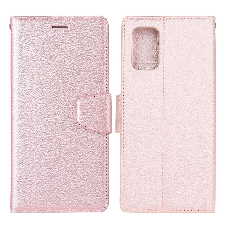 For Samsung Galaxy S20 FE Silk Texture Horizontal Flip Leather Case with Holder & Card Slots & Wallet & Photo Frame