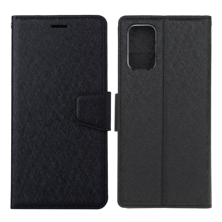For Samsung Galaxy S20 FE Silk Texture Horizontal Flip Leather Case with Holder & Card Slots & Wallet & Photo Frame