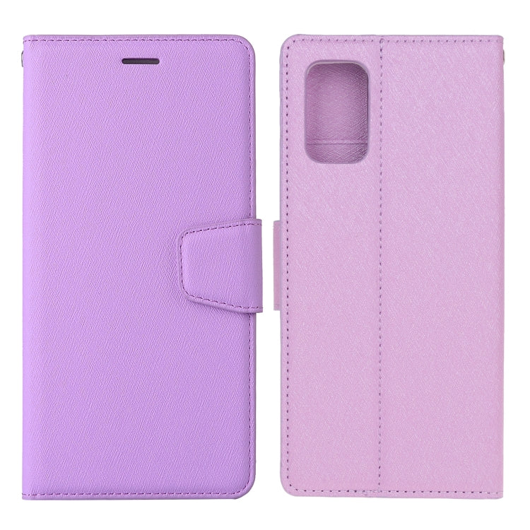 For Samsung Galaxy S20 FE Silk Texture Horizontal Flip Leather Case with Holder & Card Slots & Wallet & Photo Frame
