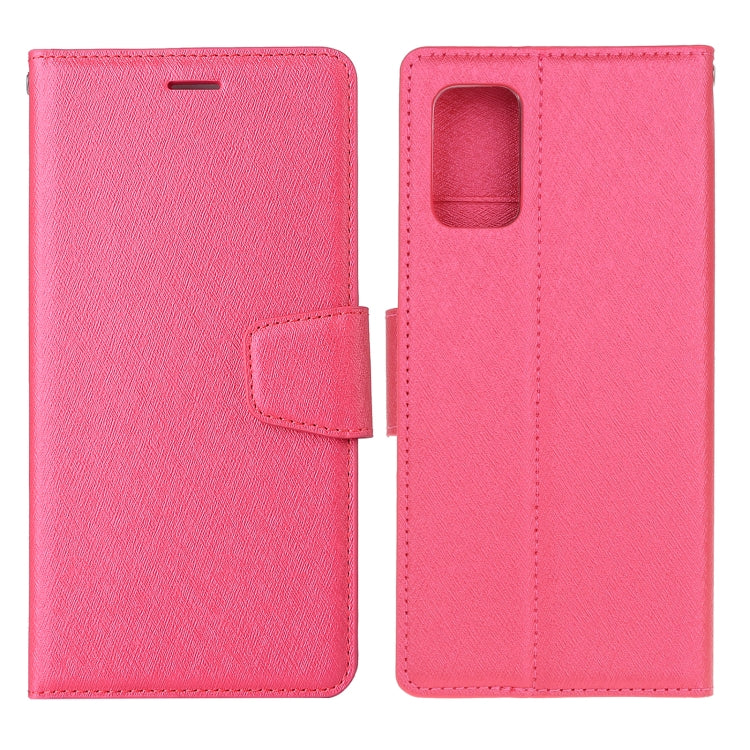 For Samsung Galaxy S20 FE Silk Texture Horizontal Flip Leather Case with Holder & Card Slots & Wallet & Photo Frame