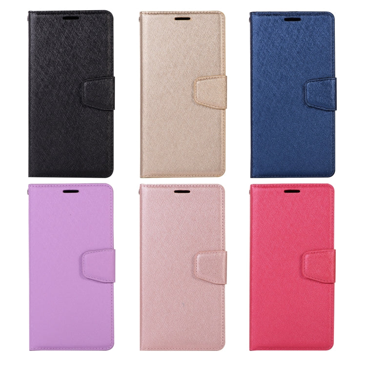 For Samsung Galaxy S20 FE Silk Texture Horizontal Flip Leather Case with Holder & Card Slots & Wallet & Photo Frame