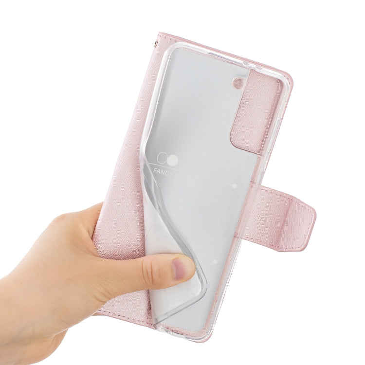 For Samsung Galaxy S21 5G Silk Texture Horizontal Flip Leather Case with Holder & Card Slots & Wallet & Photo Frame