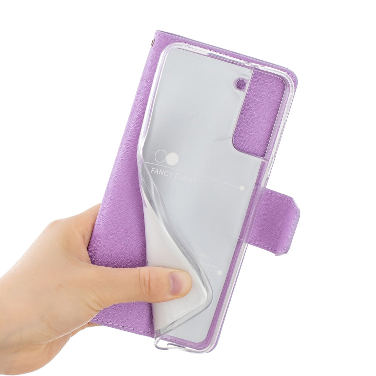 For Samsung Galaxy S21 5G Silk Texture Horizontal Flip Leather Case with Holder & Card Slots & Wallet & Photo Frame